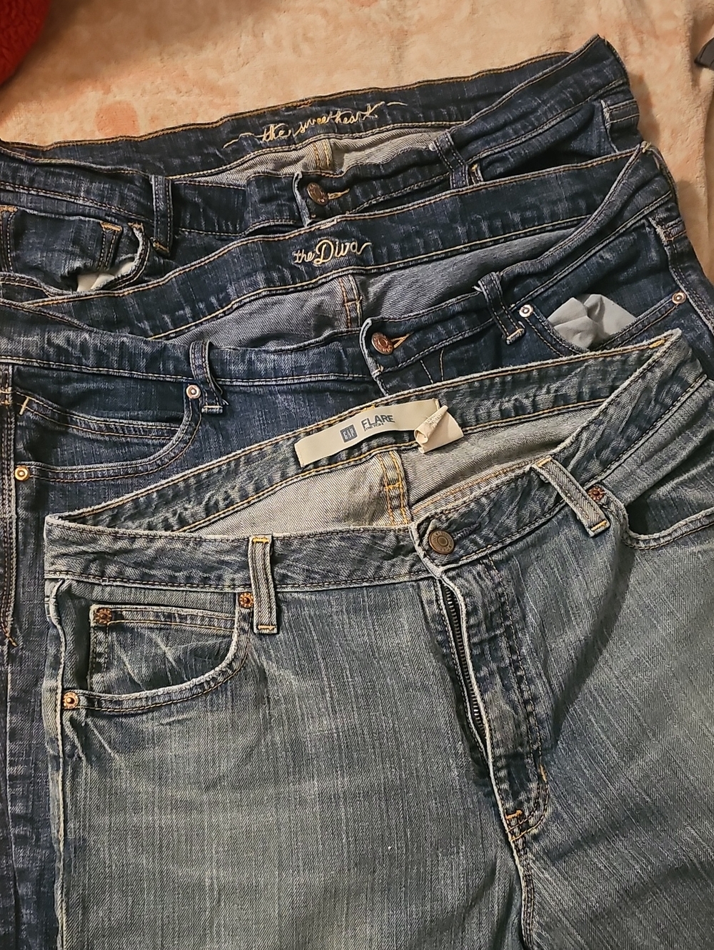 Women’s Blue Denim Jeans - Flare & Mixed Styles